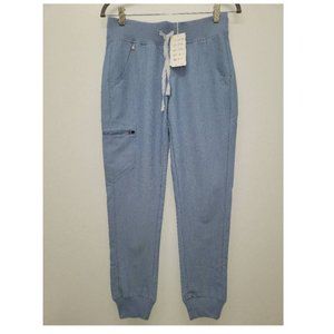 Figs Zamora 2.0 Scrub Pant in Heather Indigo